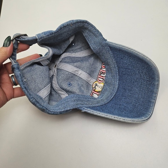 Denim RFD TV Embroidered Baseball Cap Adjustable Hat OS Blue‎ - Picture 6 of 6